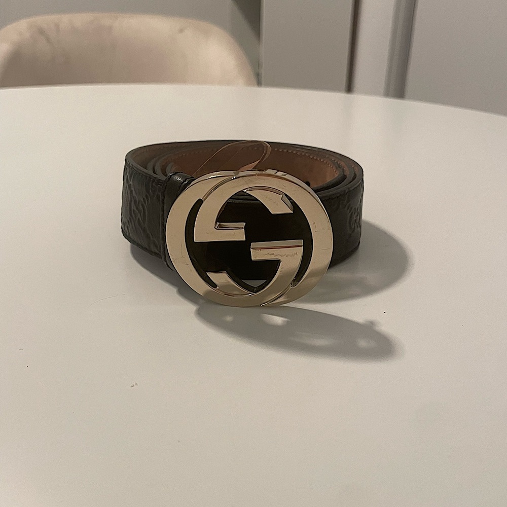 Gucci Black Belt